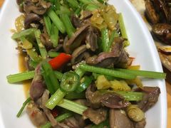 辣炒鸡胗-许妈妈餐厅烤肉烧烤家常菜(明润广场店)