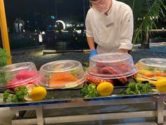 -亚龙湾希尔顿自助餐厅·海鲜·烧烤·沙滩BBQ·现场乐队