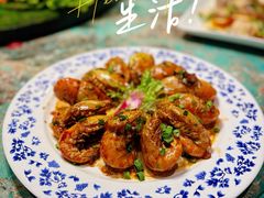 蒜子头抽炒罗氏虾-粤·向群饭店(麓景路店)