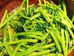啫啫虾酱空心菜-熠盛粤味·顺德桑拿鸡(永康路店)