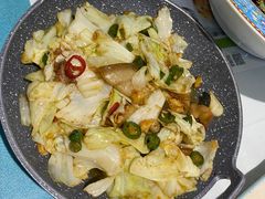 干锅有机花菜-张氏宽窄巷成都名小吃(茂业百货华强北店)