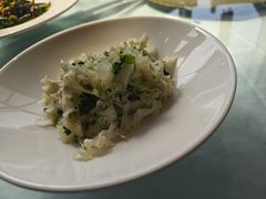 绣球菌拌茼蒿-小城故事·地道宁波味(月湖盛园店)