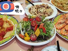 西红柿炒山药-清真老马家海鲜大排档(台东店)