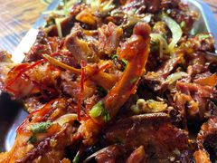 炒鸡架-勃利地摊·勃立小串烧烤