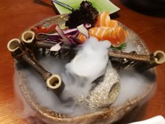 三文鱼刺身-鳗鱼家·深夜食堂(军博店)