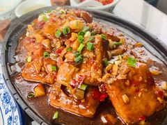 铁板毛豆腐-徽州美食(三十年老店)