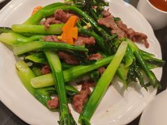 芥兰炒牛肉-文记壹心鸡(宝华路店)