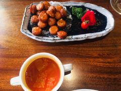 芝士香肠配红酒梨-维纳斯酒店-忆咖啡观景餐厅(象山公园店)