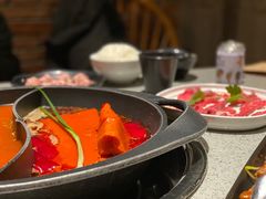 番茄红汤鸳鸯锅-园里火锅(仁和新城店)