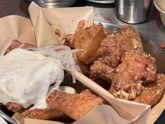 双拼炸鸡-富乐满韩国正宗炸鸡韩国料理(虹泉路店)