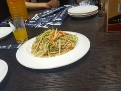 香菜炒笋尖-西夏回族烧麦馆(牡丹街店)