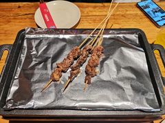 烤度小串-路边摊小炉子烧烤