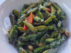 蒜头豆豉炒雷公凿凉瓜-德云居