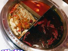 牛油+番茄+菌汤-陈艳红火锅菜·冒菜(簋街店)