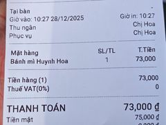 -Bánh Mì Huynh Hoa