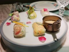漫步花开彩虹卷-蜜桃花开·中西融合菜E&W(南长街店)