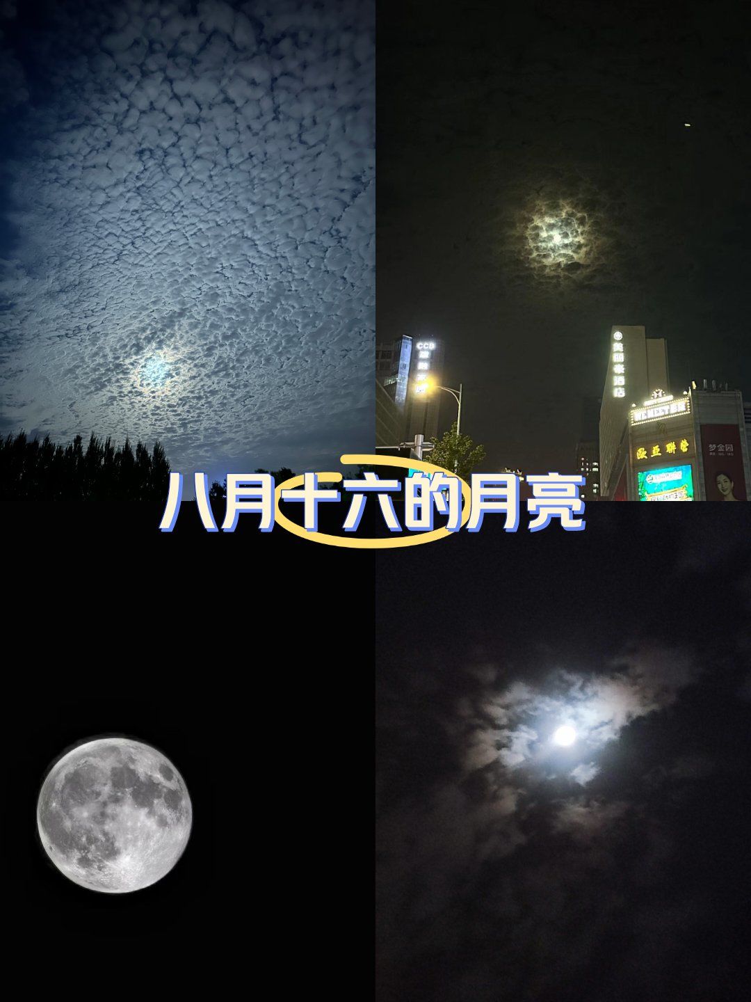 八月十六的月亮