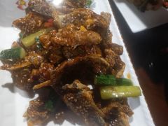 -东来菜馆•手抓海鲜家常菜•海鲜锅贴(鸽子窝店)