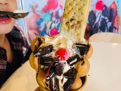 奥利奥牛奶雪糕鸡蛋仔芭菲-CHOCHENG&CO.(欢乐海岸店)