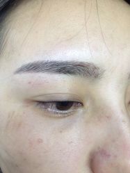 韩式平眉：隐形眼线-平萍纹绣韩式半永久定妆