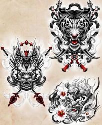 -老兵纹身·原创设计·修改遮盖