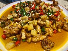 辣子兔肉-先机泉水鸡汤(南山老君洞店)