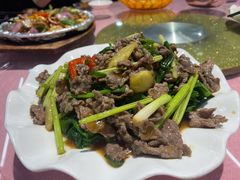 芥兰炒牛肉-翠景潮州美食(雅景苑店)