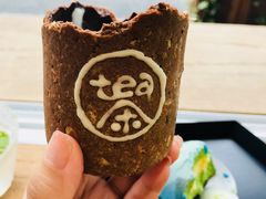 手工奶盖茶-茶是一枝花泡茶店