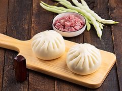 芸豆肉块包-馋笼小食堂-青岛大虾包(繁花里店)