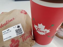 燕麦澳白-Tims天好咖啡·贝果(东方广场店)