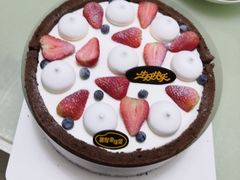 -皇冠幸福里动物奶油生日蛋糕(龙阳村地铁站店)