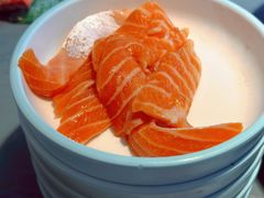 三文鱼-伍棵星炭烤自助料理·烤鳗鱼(浦东食品城店)