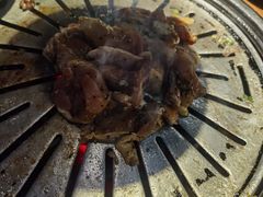 烤秘制黑椒鸡腿肉-老炉家木炭烤肉(长江国际店)