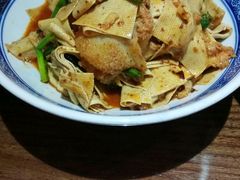 豆皮拌牛肚-关中品道