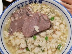 普通羊肉泡馍-老兰家传统烧烤炒菜泡馍(小南门店)