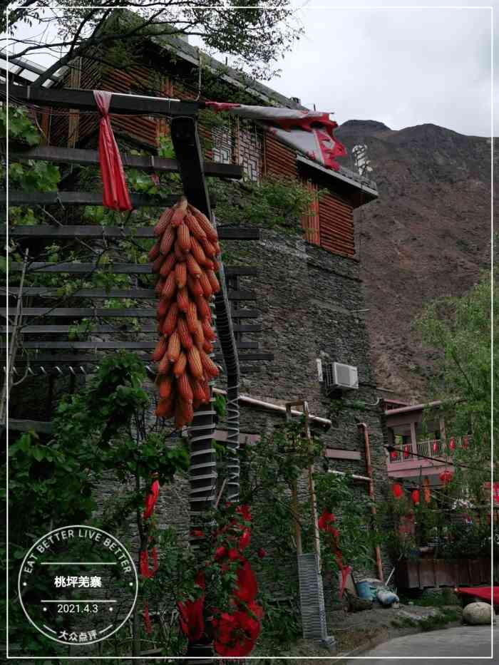 桃坪羌寨-"桃坪羌寨有老寨子和新寨子,现在老寨子居住.