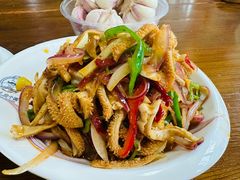 爆炒羊肚丝拌面-歹歹的加个面过油肉拌面