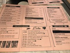 菜单-Jim's snackbar