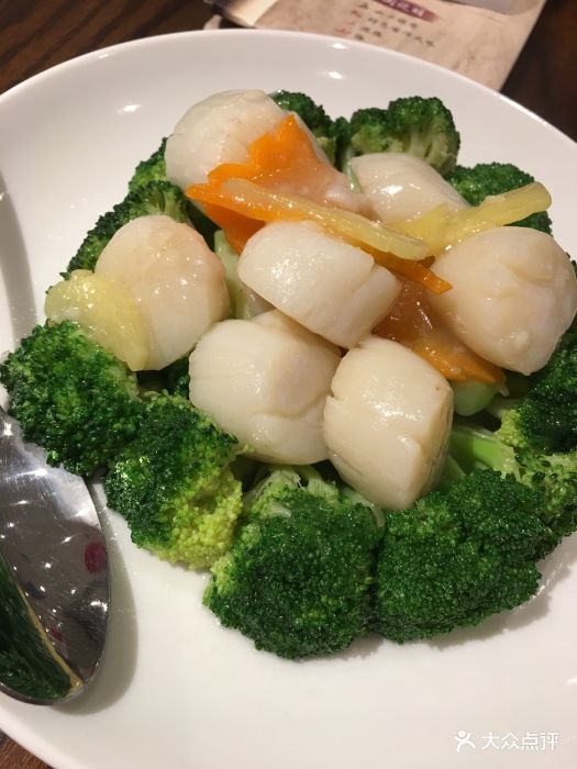 店小二(来福士广场店)西兰花炒鲜带子图片 - 第1张