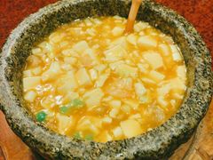 石锅鸡汤豆腐-绿茶餐厅(华联万柳店)