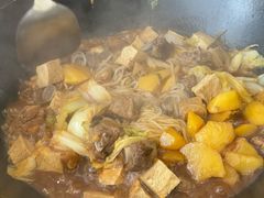 -粘豆包柴火铁锅炖