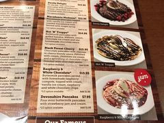 菜单-Pancakes on the rocks(Darling Harbour)