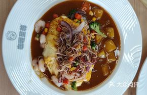 Vegetable Shrimp Omurice