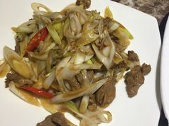 葱爆羊肉-塔里木新疆饭店(新北万达店)