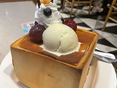 什果厚多士配冰淇淋-吉旺港式餐厅(南方商城店)