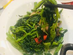 捞起椒丝腐乳通菜（超）-虾饺妹·酒家(金碧店)