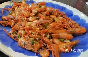 Oil-Poured Drunk River Shrimp