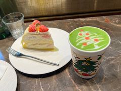 草莓奶油千层蛋糕-沛家·西餐Brunch·直火料理