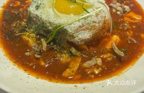 Tomato Beef Sauce Risotto with Sunny-side Egg