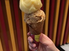 焦糖海盐双球蛋筒-LUNEURS月乐诗·法式冰淇淋(北外滩来福士广场店)
